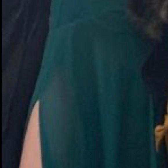 Emerald Green Lulus Dress - Picture 4 of 5